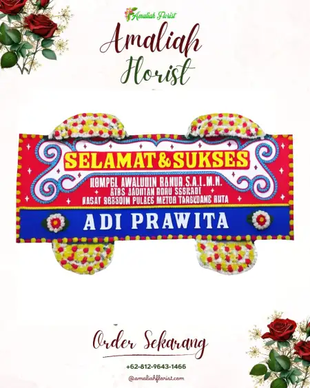 Papan Bunga Ucapan Selamat Gobleg
